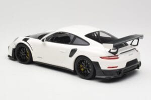 Porsche 911 991.2 GT2 RS White with Black Wheels Minichamps 1:18 155068310 Diecast - image 5 of 6