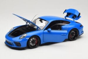 Porsche 911 991.2 GT3 Blue Minichamps 1:18 110067024 Diecast - image 2 of 8