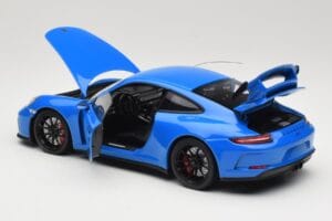 Porsche 911 991.2 GT3 Blue Minichamps 1:18 110067024 Diecast - image 5 of 8