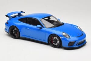 Porsche 911 991.2 GT3 Blue Minichamps 1:18 110067024 Diecast - image 6 of 8