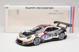 Porsche 911 991.2 GT3 R #17 Kues Team 75 Bernhard M. Christensen / K. Cairoli 24 Hours of Nurburgring 2018 Minichamps 1:18 15 - image 6 of 6
