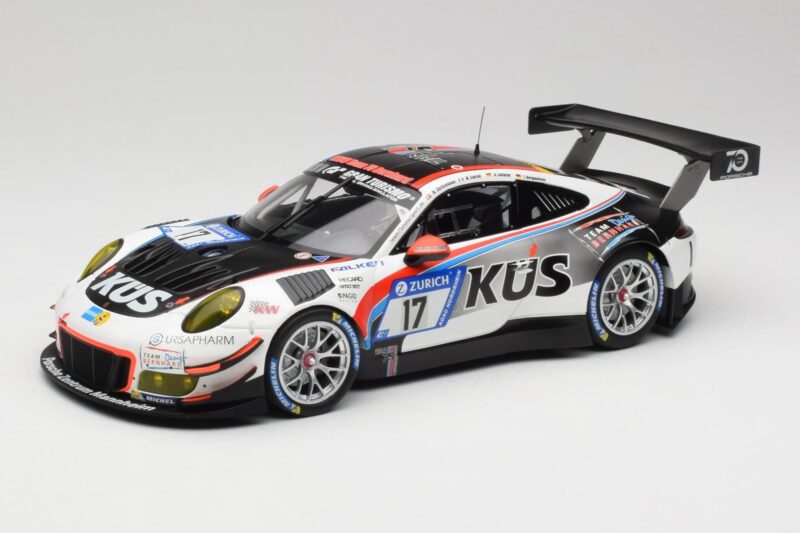 Porsche 911 991.2 GT3 R #17 Kues Team 75 Bernhard M. Christensen / K. Cairoli 24 Hours of Nurburgring 2018 Minichamps 1:18 Porsche 911 991.2 GT3 R #17 Kues Team 75 Bernhard M. Christensen / K. Cairoli 24 Hours of Nurburgring 2018 Minichamps 1:18 15