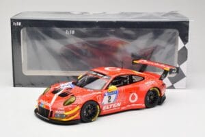 Porsche 911 991.2 GT3 R #2 Team Gigaspeed S. Bockmann 24 Hours of Nurburgring 2018 Minichamps 1:18 155186902 Diecast - image 6 of 6