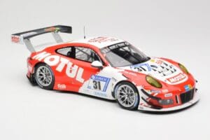 Porsche 911 991.2 GT3 R #31 Frikadelli Racing K. Bachler / M. Christensen 24 Hours of Nurburgring 2017 Minichamps 1:18 155176 - image 4 of 6