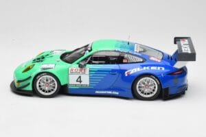 Porsche 911 991.2 GT3 R #4 Falken Motorsports J. Bergmeister / M. Ragginger VLN Westfalenfahrt 2017 Minichamps 1:18 155176904 - image 3 of 6
