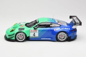 Porsche 911 991.2 GT3 R #4 Falken K. Bachler / M. Ragginger VLN Winner Round 6 2018 Minichamps 1:18 153186994 Diecast - image 3 of 6