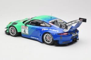 Porsche 911 991.2 GT3 R #4 Falken K. Bachler / M. Ragginger VLN Winner Round 6 2018 Minichamps 1:18 153186994 Diecast - image 5 of 6