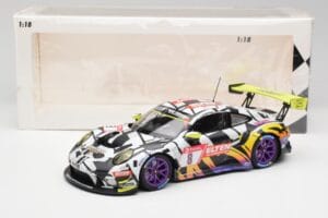 Porsche 911 991.2 GT3 R #8 Iron Force Ring Police 24 Hours Nürburgring 2019 Minichamps 1:18 153196088 Diecast - image 6 of 6