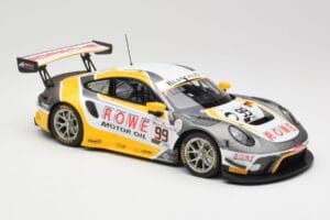 Porsche 911 991.2 GT3 R #99 Rowe Racing D. Olsen / M. Campbell 24 Hours of Spa 2019 Minichamps 1:18 155196099 Diecast - image 4 of 6