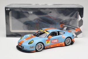 Porsche 911 991.2 GT3 R Pacific Gulf Racing #9 J. Lammers / K. Miura Super GT 300 Series 2017 Minichamps 1:18 155176909 Dieca - image 6 of 6