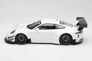 Porsche 911 991.2 GT3 R White with Black Wheels Minichamps 1:18 155186900 Diecast - image 3 of 6