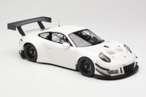 Porsche 911 991.2 GT3 R White with Black Wheels Minichamps 1:18 155186900 Diecast - image 4 of 6