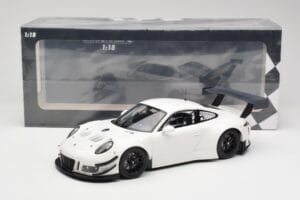Porsche 911 991.2 GT3 R White with Black Wheels Minichamps 1:18 155186900 Diecast - image 6 of 6