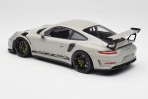 Porsche 911 991.2 GT3 RS Chalk Wording Black Wheels Minichamps 1:18 153068230 Diecast - image 5 of 6