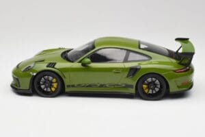 Porsche 911 991.2 GT3 RS Lizard Green With Black Wheels Minichamps 1:18 155068233 Diecast - image 3 of 6