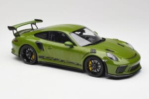 Porsche 911 991.2 GT3 RS Lizard Green With Black Wheels Minichamps 1:18 155068233 Diecast - image 4 of 6
