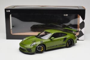 Porsche 911 991.2 GT3 RS Lizard Green With Black Wheels Minichamps 1:18 155068233 Diecast - image 6 of 6