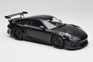 Porsche 911 991.2 GT3 RS Weissach Package Black & Black Wheels Minichamps 1:18 153068228 Diecast - image 4 of 6