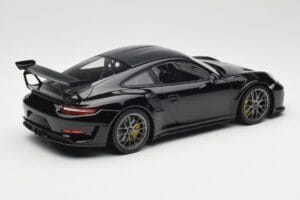 Porsche 911 991.2 GT3 RS Weissach Package Black Silver Magnesium Wheels Minichamps 1:18 153068229 Diecast - image 2 of 6
