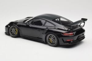 Porsche 911 991.2 GT3 RS Weissach Package Black Silver Magnesium Wheels Minichamps 1:18 153068229 Diecast - image 5 of 6