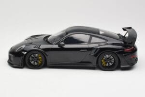 Porsche 911 991.2 GT3 RS Weissach Package Black With Black Wheels Minichamps 1:18 153068321 Diecast - image 3 of 6