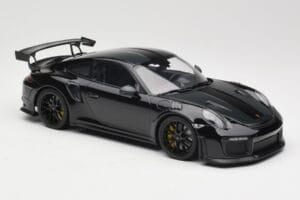 Porsche 911 991.2 GT3 RS Weissach Package Black With Black Wheels Minichamps 1:18 153068321 Diecast - image 4 of 6