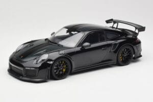 Porsche 911 991.2 GT3 RS Weissach Package Black With Black Wheels Minichamps 1:18 153068321 Diecast