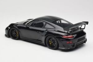 Porsche 911 991.2 GT3 RS Weissach Package Black With Black Wheels Minichamps 1:18 153068321 Diecast - image 5 of 6