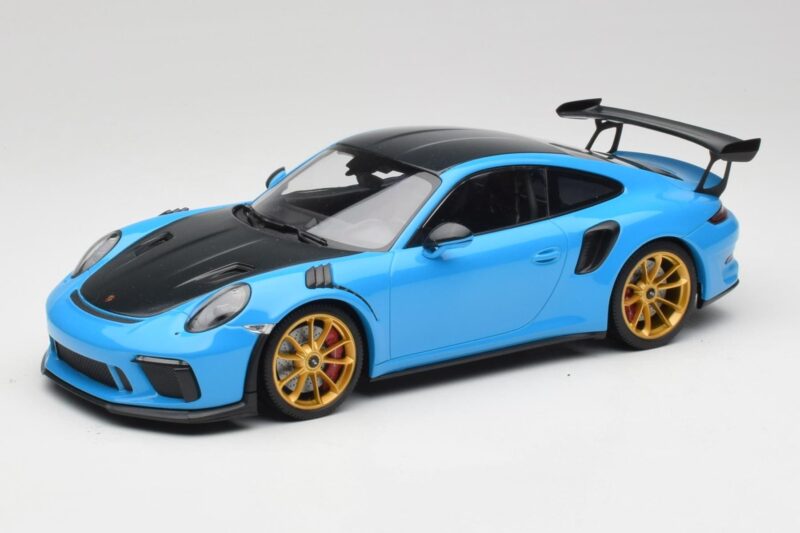 Porsche 911 991.2 GT3 RS Weissach Package Blue & Golden Wheels Minichamps 1:18 Porsche 911 991.2 GT3 RS Weissach Package Blue & Golden Wheels Minichamps 1:18 153068232 Diecast