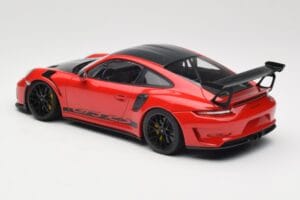 Porsche 911 991.2 GT3 RS Weissach Package Guards Red Black Wheels Minichamps 1:18 153068223 Diecast - image 5 of 6
