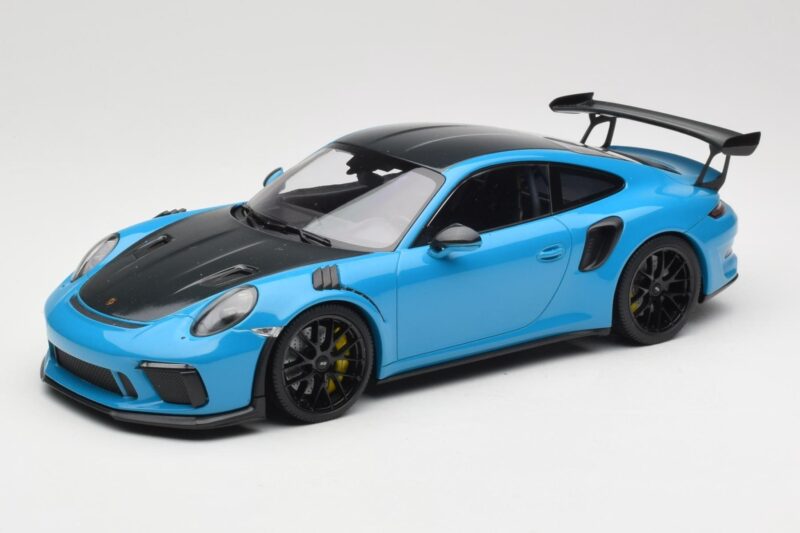 Porsche 911 991.2 GT3 RS Weissach Package Shark Blue Black Magnesium Wheels Minichamps 1:18 Porsche 911 991.2 GT3 RS Weissach Package Shark Blue Black Magnesium Wheels Minichamps 1:18 153068224 Diecast