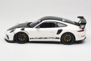 Porsche 911 991.2 GT3 RS Weissach Package White Wording Black Magnesium Wheels Minichamps 1:18 153068225 Diecast - image 3 of 6