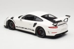 Porsche 911 991.2 GT3 RS White With Black Wheels Minichamps 1:18 155068224 Diecast - image 5 of 6