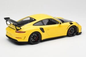 Porsche 911 991.2 GT3 RS Yellow with Black Wheels Minichamps 1:18 155068231 Diecast - image 2 of 6