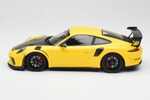 Porsche 911 991.2 GT3 RS Yellow with Black Wheels Minichamps 1:18 155068231 Diecast - image 3 of 6