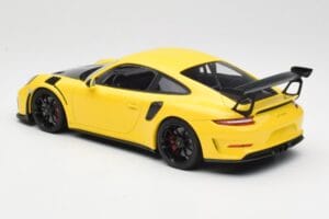 Porsche 911 991.2 GT3 RS Yellow with Black Wheels Minichamps 1:18 155068231 Diecast - image 5 of 6