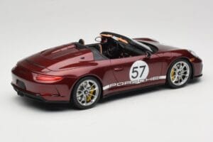 Porsche 911 991.2 Speedster Heritage Edition Cherry Metallic GT Spirit 1:18 GT929 Resin - image 2 of 6
