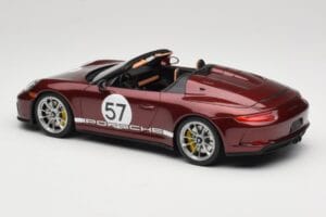 Porsche 911 991.2 Speedster Heritage Edition Cherry Metallic GT Spirit 1:18 GT929 Resin - image 5 of 6