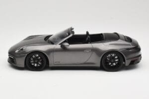 Porsche 911 992 Carrera 4 GTS Cabriolet Grey Metallic Minichamps 1:18 155063031 Diecast - image 3 of 6