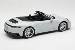 Porsche 911 992 Carrera 4 GTS Cabriolet Grey Minichamps 1:18 155063034 Diecast - image 3 of 6
