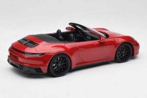 Porsche 911 992 Carrera 4 GTS Cabriolet Red Minichamps 1:18 155063032 Diecast - image 2 of 6