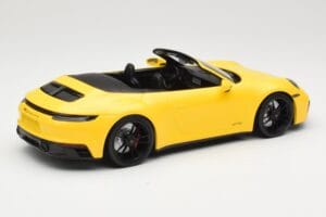 Porsche 911 992 Carrera 4 GTS Cabriolet Yellow Minichamps 1:18 155063030 Diecast - image 2 of 6