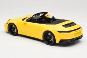 Porsche 911 992 Carrera 4 GTS Cabriolet Yellow Minichamps 1:18 155063030 Diecast - image 5 of 6