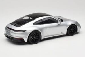 Porsche 911 992 Carrera 4 GTS Silver Minichamps 1:18 155063104 Diecast - image 2 of 6
