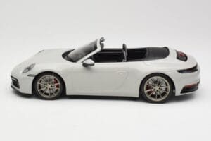 Porsche 911 992 Carrera 4S Cabriolet Grey Minichamps 1:18 155067335 Diecast - image 3 of 6