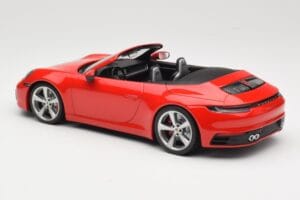 Porsche 911 992 Carrera 4S Cabriolet Red Minichamps 1:18 155067331 Diecast - image 5 of 6
