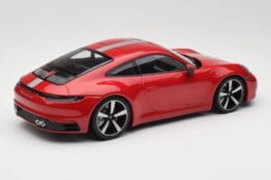 Porsche 911 992 Carrera 4S Carmine Red Minichamps 1:18 155067326 Diecast - image 2 of 6