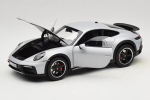Porsche 911 992 Dakar Ice Grey Metallic Norev 1:18 187242 Diecast - image 2 of 8