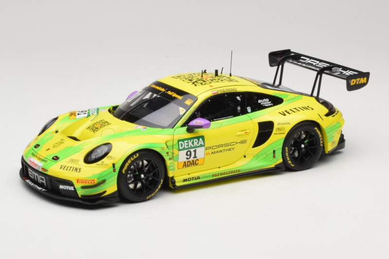Porsche 911 GT3 R #91 T. Preining Manthey EMA DTM Hockenheim Champion 2023 Minichamps 1:18 MG-M-911-DTM-n91-23-1801 Diecast