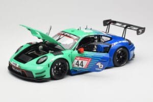 Porsche 911 992 GT3 R Falken #44 D. Eriksson / T. Heinemann 24 Hours of Nurburgring 2023 Minichamps 1:18 113236344 Diecast - image 2 of 8